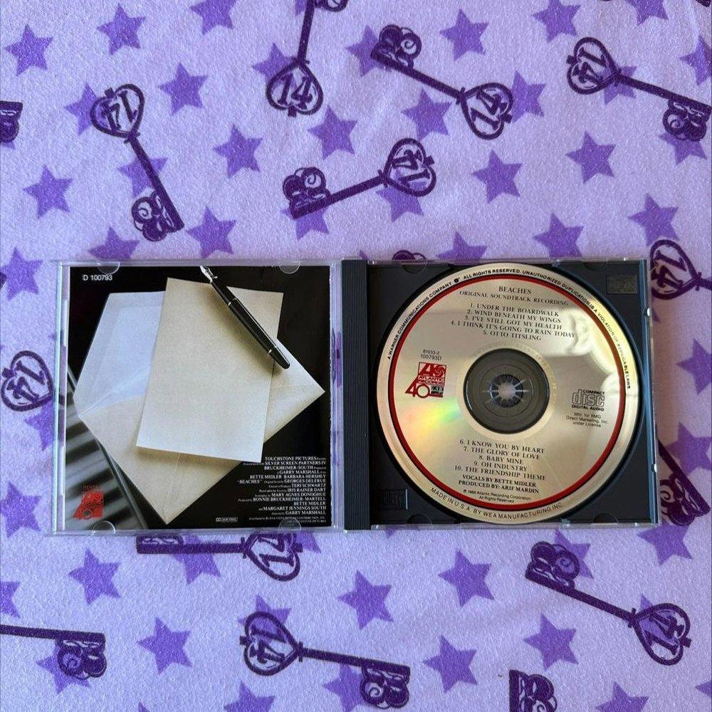 BEACHES SOUNDTRACK‎ CD - Picture 2 of 2